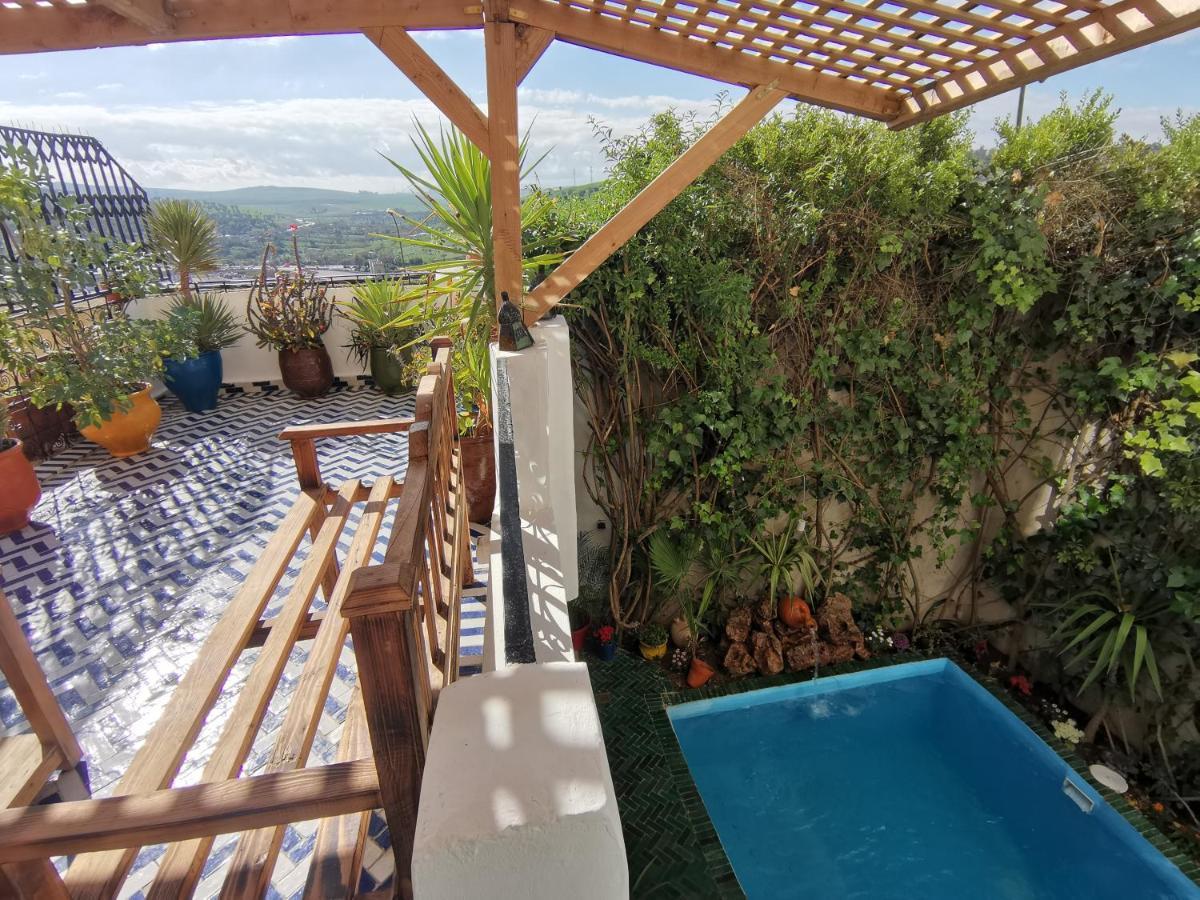Апартаменты Dar Ben Daoud Avec Piscine Et Terrasse Privee Фес Экстерьер фото